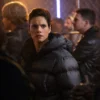 FBI S08 Peregrym Maggie Bell Black Puffer Jacket