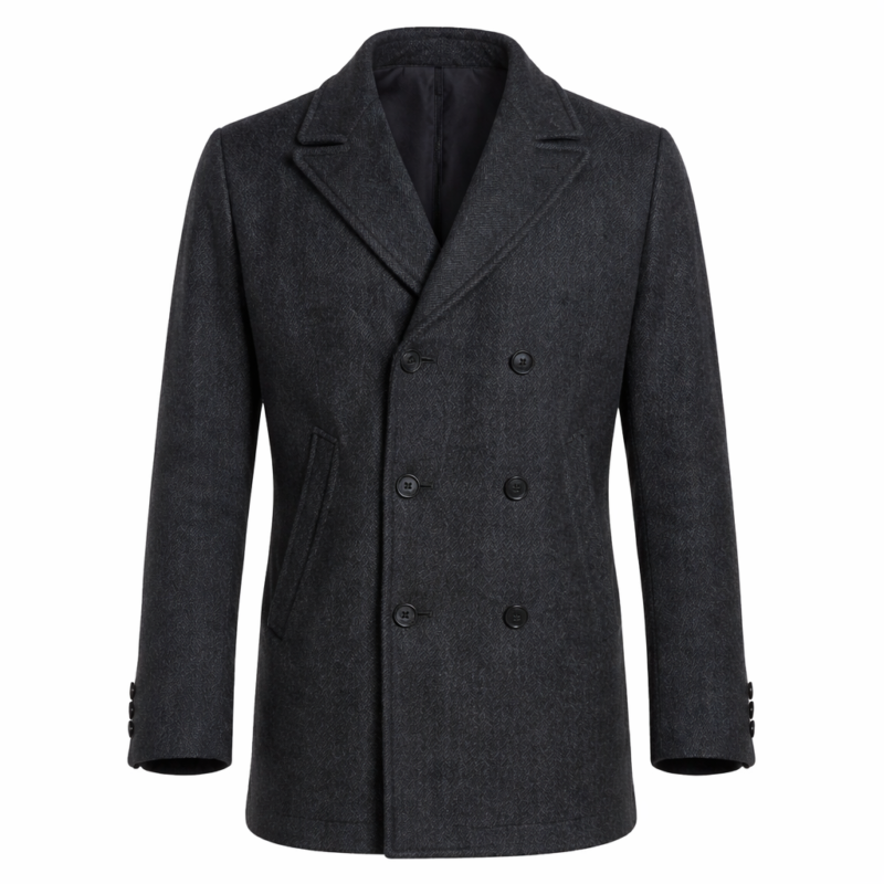 FBI S08 Taylor Anthony Miller Kelly Moran Blue Peacoat