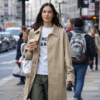 Fashion Week 2026 Alexa Chung Beige Coat
