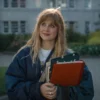 Finding Emily Angourie Rice Blue Jacket