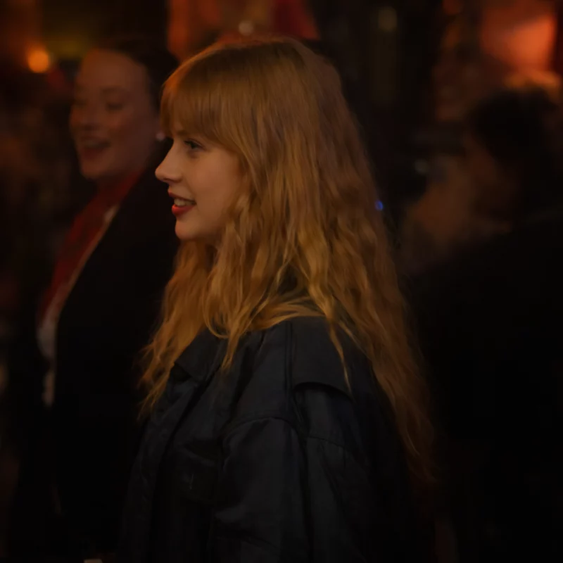 Finding Emily Angourie Sami Blue Jacket