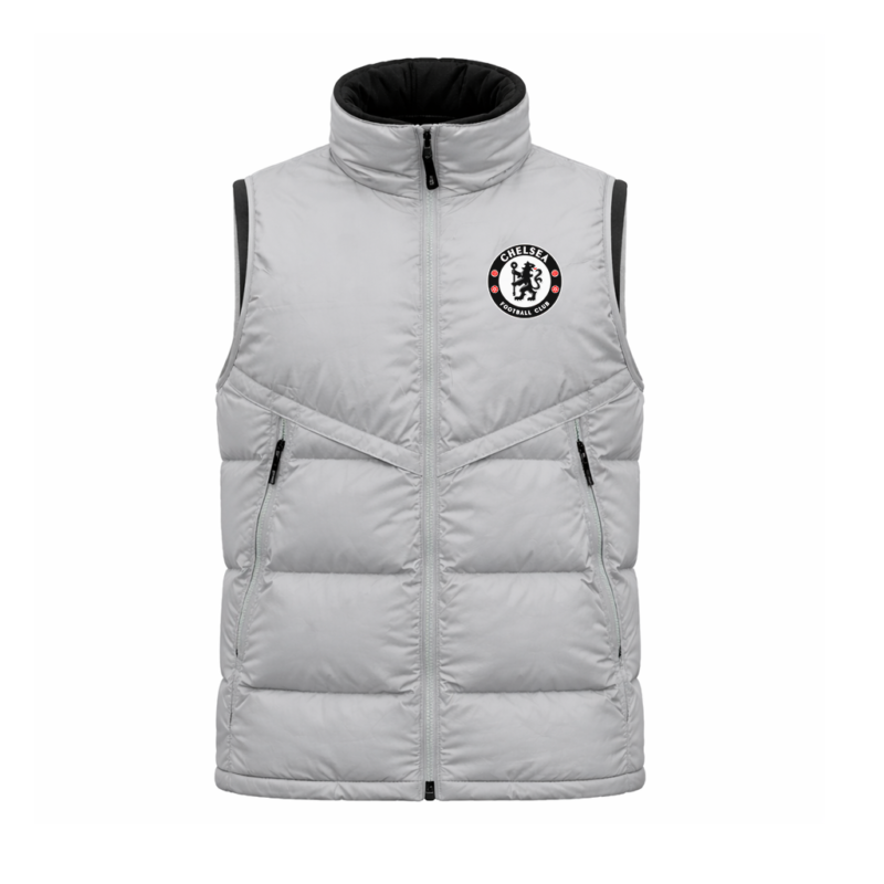 Football Team Head Coach Liam Rosenior Grey Puffer Vest