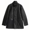 Greys Anatomy S22 Owen Hunt Kevin McKidd Black Leather Jacket
