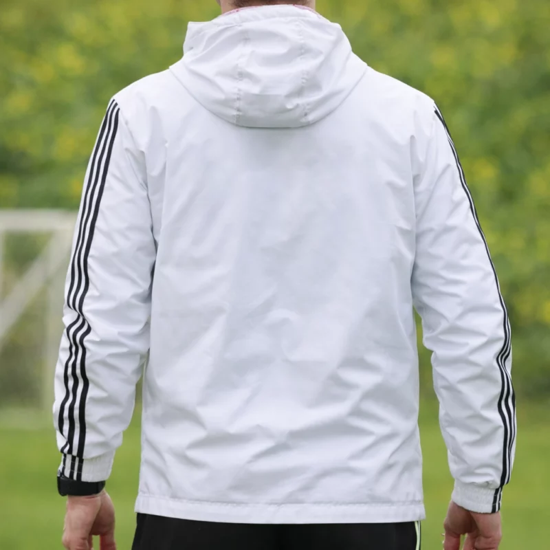 Head Coach JosÃ© Mourinho White Hooded Jacket