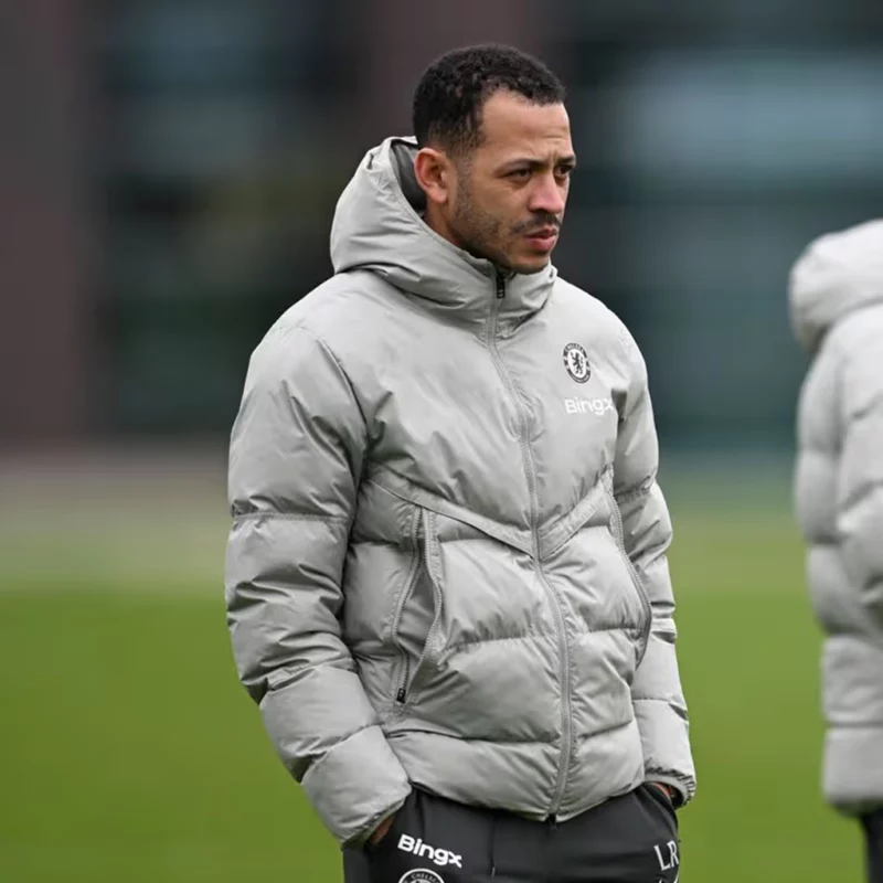 Head Coach Liam Rosenior Grey Hooded Jacket