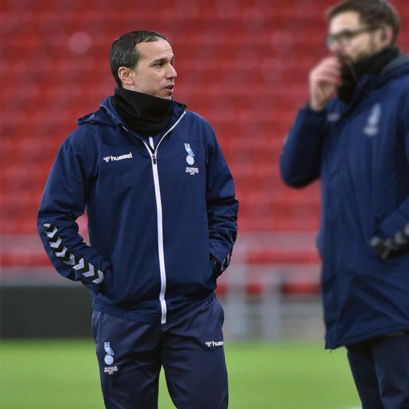 Head Coach Selim Benachour Blue Jacket