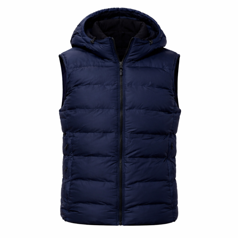Head Coach Selim Black Puffer Vest