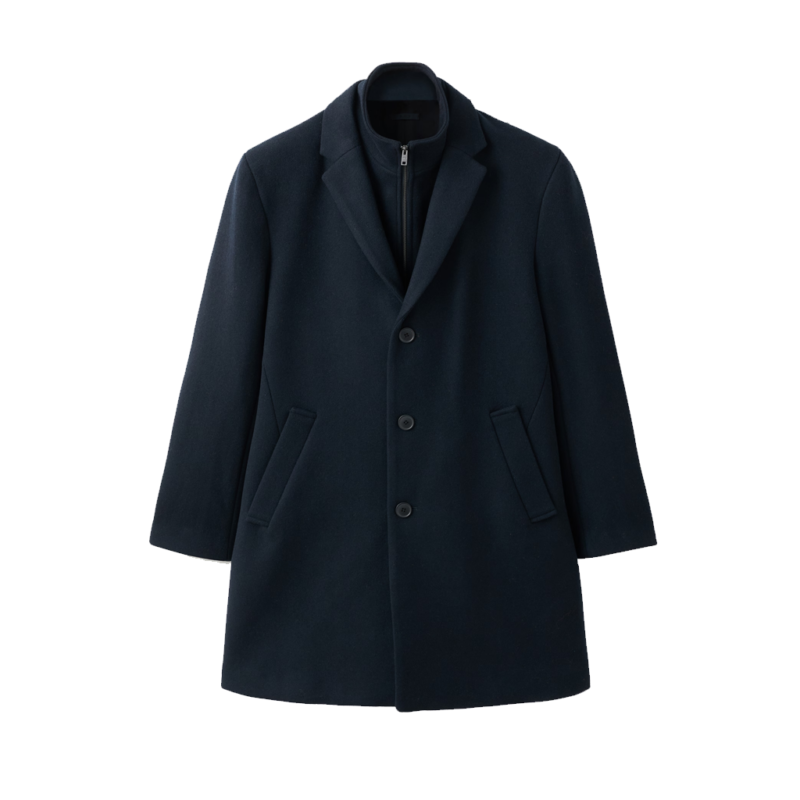 Head Igor Tudor Long Navy Blue Coat