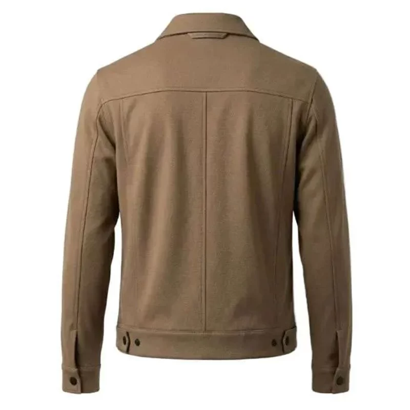 High Potential S02 Adam Karadec Brown Suede Leather Jacket fashion wear