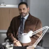 High Potential S02 Daniel Sunjata Suede Leather Jacket fashion wear