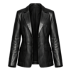High Potential S02 Daphne Forrester Javicia Leslie Black Leather Blazer