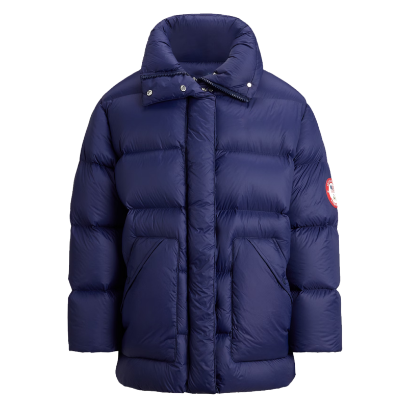 Hoda Kotb Today 2026 Team USA Blue Puffer Jacket