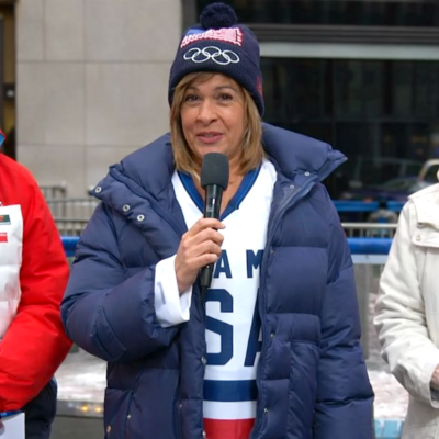 Hoda Kotb Today 2026 Team USA Puffer Jacket