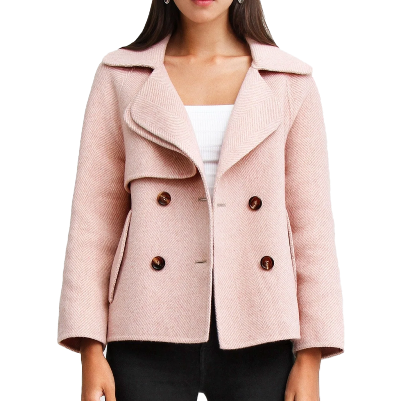 Home and Away S38 Ally Harris Pink Coat model style