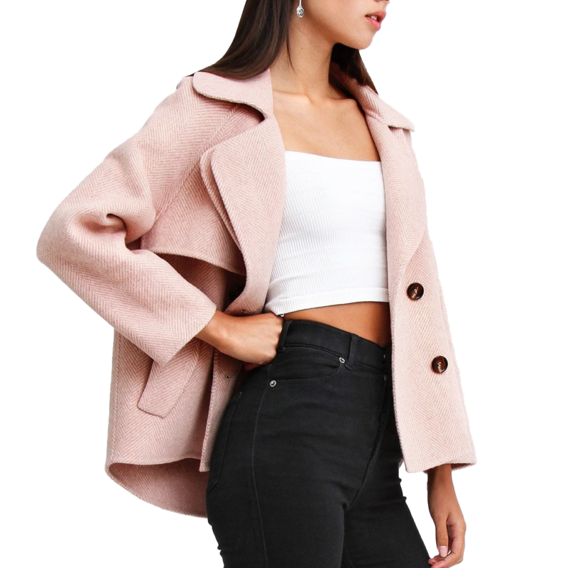 Home and Away S38 Ally Harris Pink Coat outfit look
