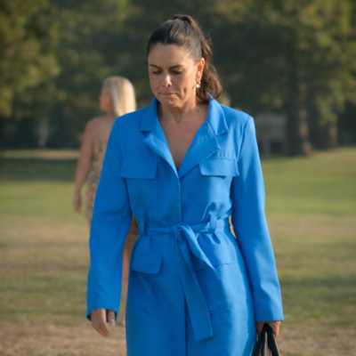 Home and Away S38 Mackenzie Booth Blue Coat front view