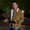 Home and Away S38 Nicholas Cartwright Brown Jacket front view