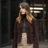 Industry S04 Kiernan Shipka Brown Jacket