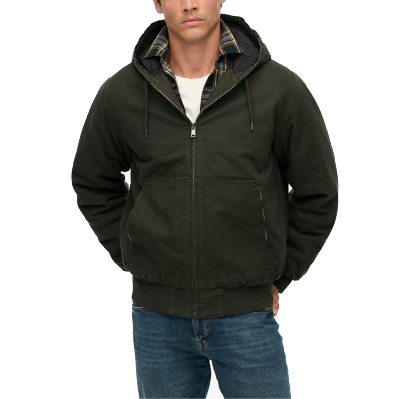 Law and Order SVU S27 Corey Cott Jake Griffin Hooded Green Jacket