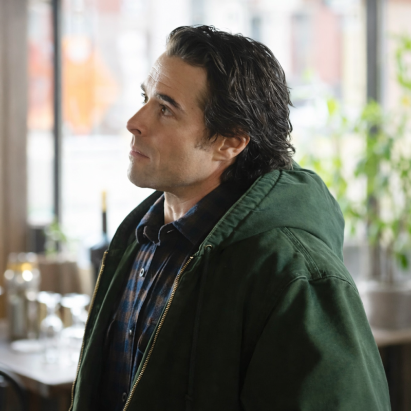 Law and Order SVU S27 Corey Jake Griffin Hooded Green Jacket