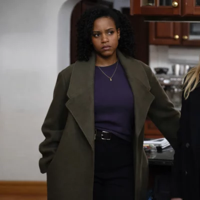 Law and Order SVU S27 Renee Curry Green Coat