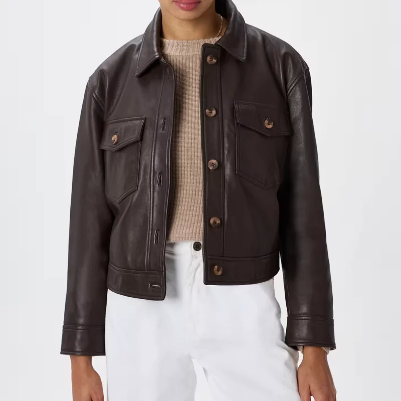 Live With Kelly And Mark 2026 Samantha Black Leather Jacket
