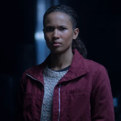 Maddie Bishop Siren S02 Maroon Jacket