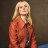 Margoâ€™s Got Money Troubles Event Elle Fanning Orange Jacket outfit look