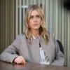 Melissa Roxburgh The Hunting Party S02 Grey Jacket