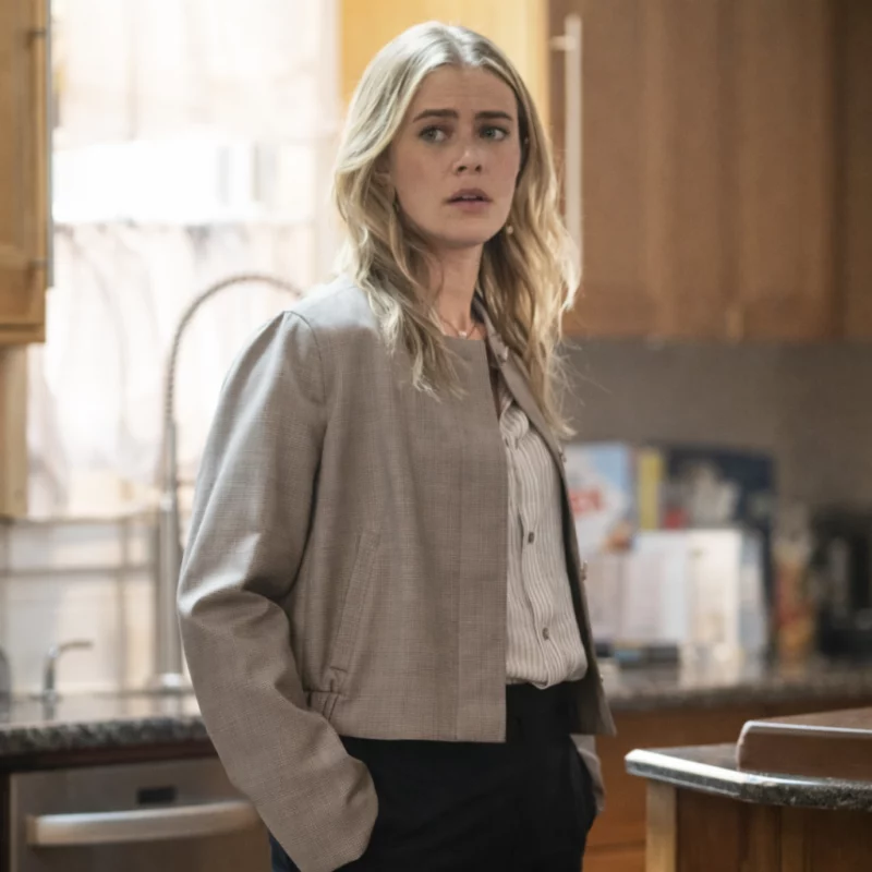 Melissa Roxburgh The Hunting Party S02 Henderson Grey Jacket