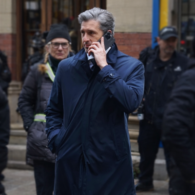 Memory of a Killer Patrick Dempsey Blue Coat
