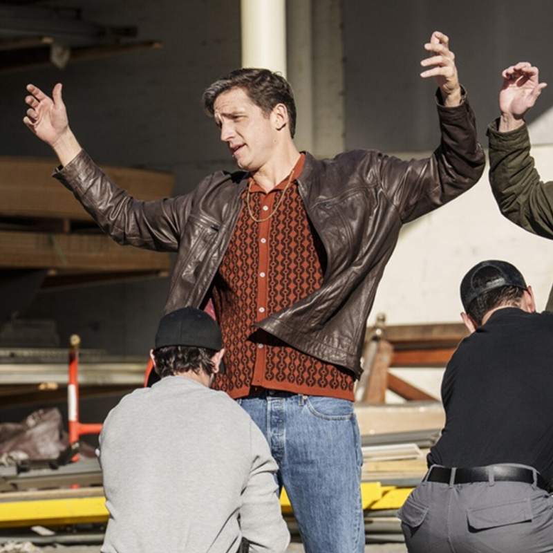 NCIS Origins S02 Dwayne Pride Shea Buckner Brown Jacket outfit look