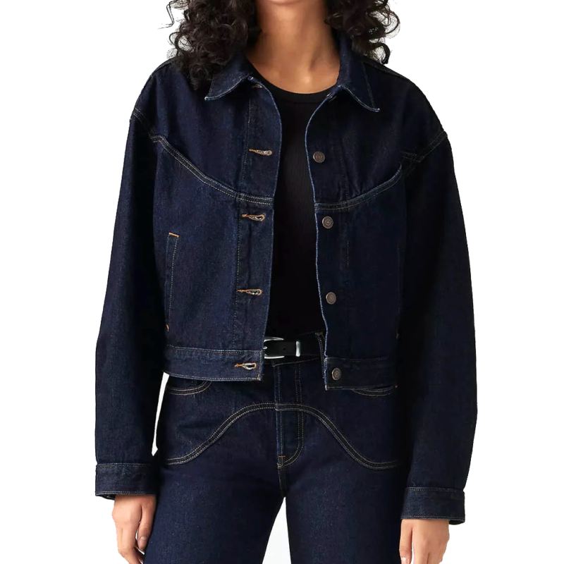 NCIS Origins S02 Lala Dominguez Blue Jacket model style