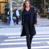 Olivia Benson Law and Order SVU S27 Black Coat