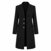 Olivia Benson Law and Order SVU S27 Mariska Hargitay Black Coat