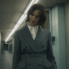 Rebecca Hall The Beauty S01 Grey Belted Blazer