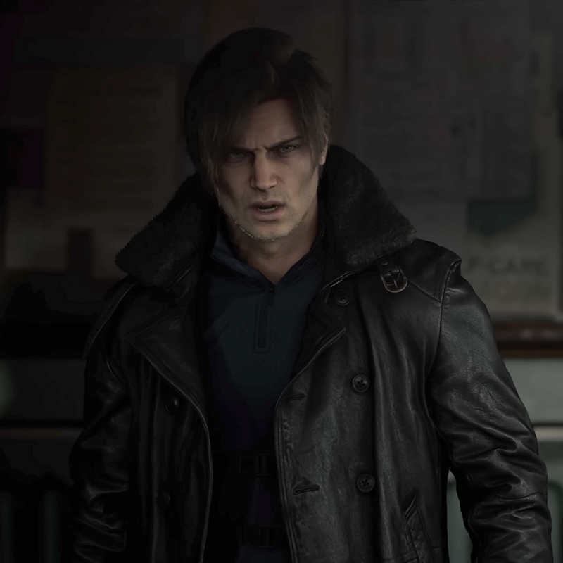 Resident Evil 9 Kennedy Black Leather Jacket
