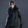 Resident Evil 9 Leon Kennedy Black Leather Jacket