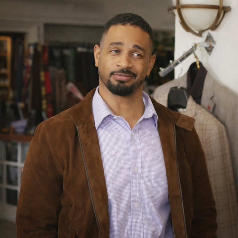 S03 Damon Wayans Jr. Brown Jacket