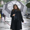 SVU S27 Mariska Hargitay Black Trench Coat