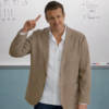 Shrinking Jason Segel Beige Blazer