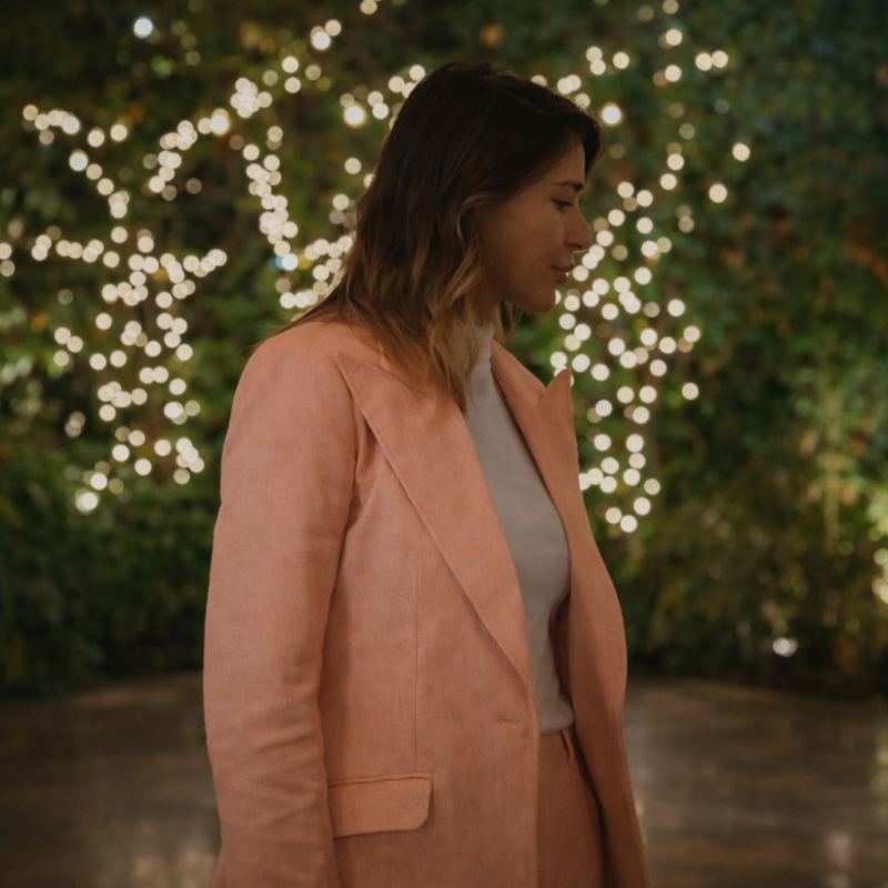 Shrinking S03 Christa Pink Blazer