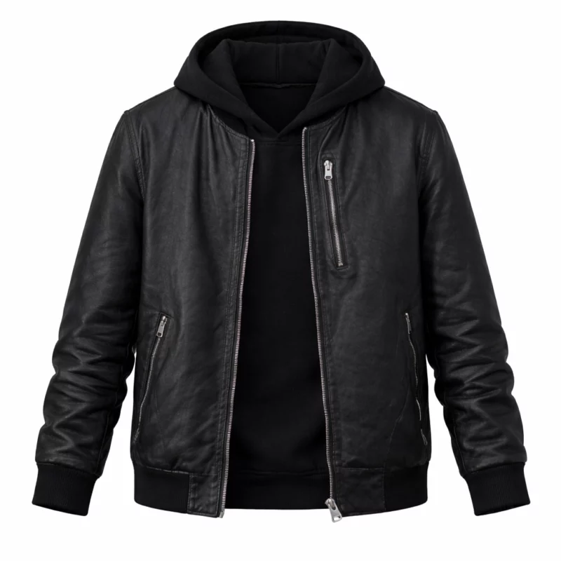 Siren S02 Calvin Lee Curtis Lum Black Leather Jacket