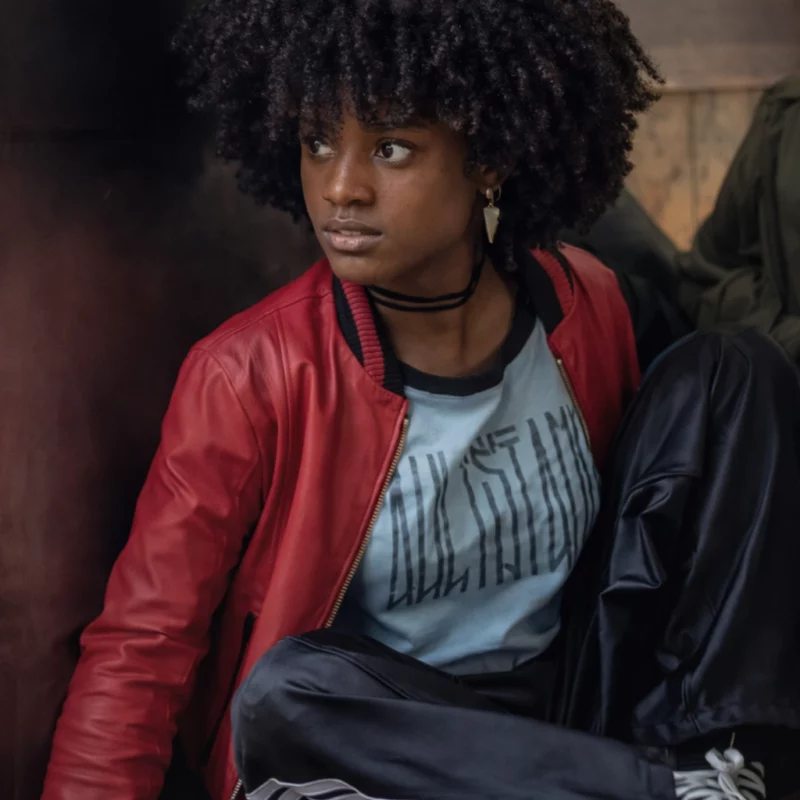 State of Fear Elisa Red Jacket