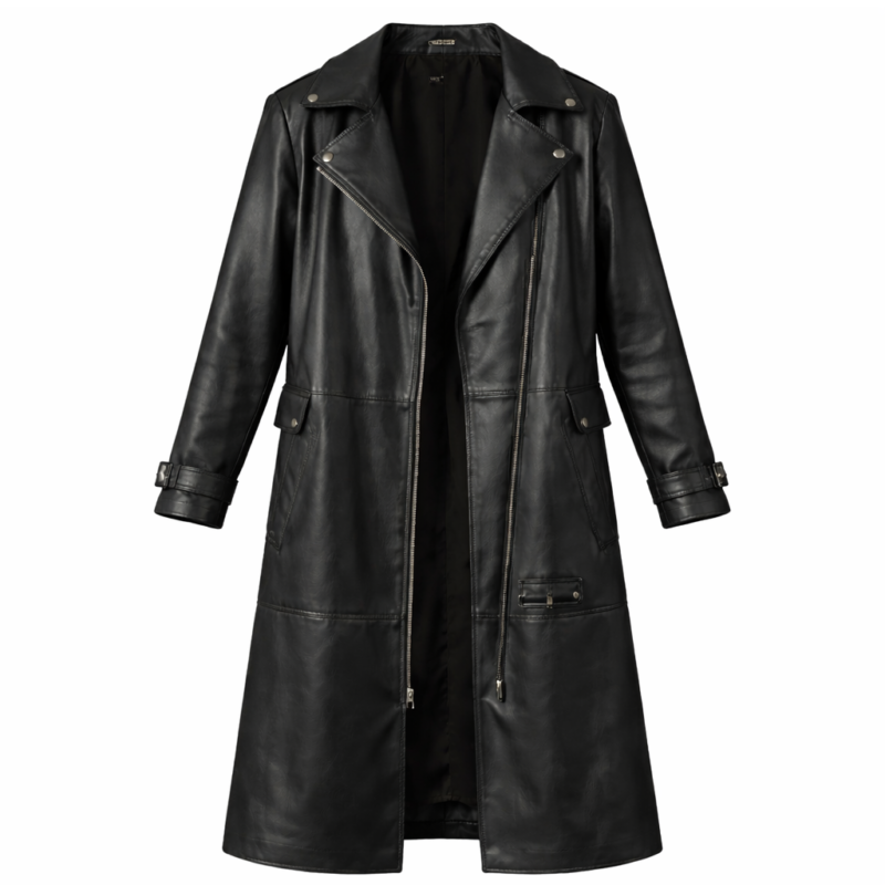Sunny Nights Dâ€™Arcy Carden Black Coat model style