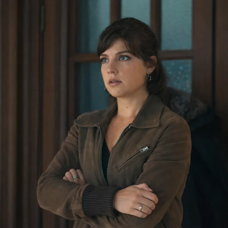 Tell Me Lies S03 Catherine Missal Bree Brown Leather Jacket