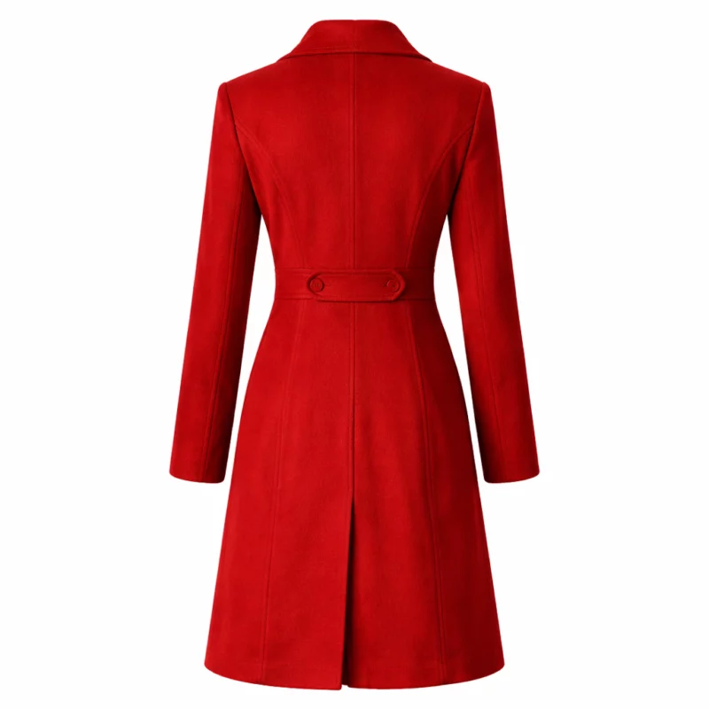 The Borderline May Minnie Driver Red Coat