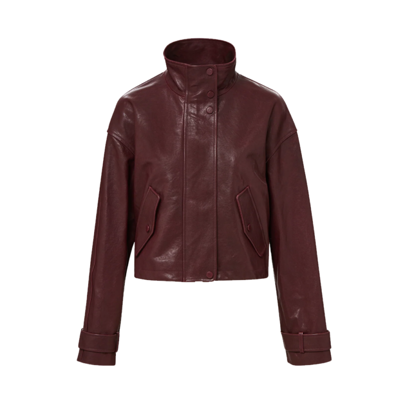 The Fall and Rise of Reggie Dinkins Erika Brown Leather Jacket model style