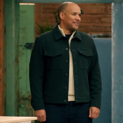 The Great Pottery Throwdown S09 Rich Miller Blue Twill Jacket