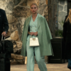 The Madison Elle Chapman Green Coat front view
